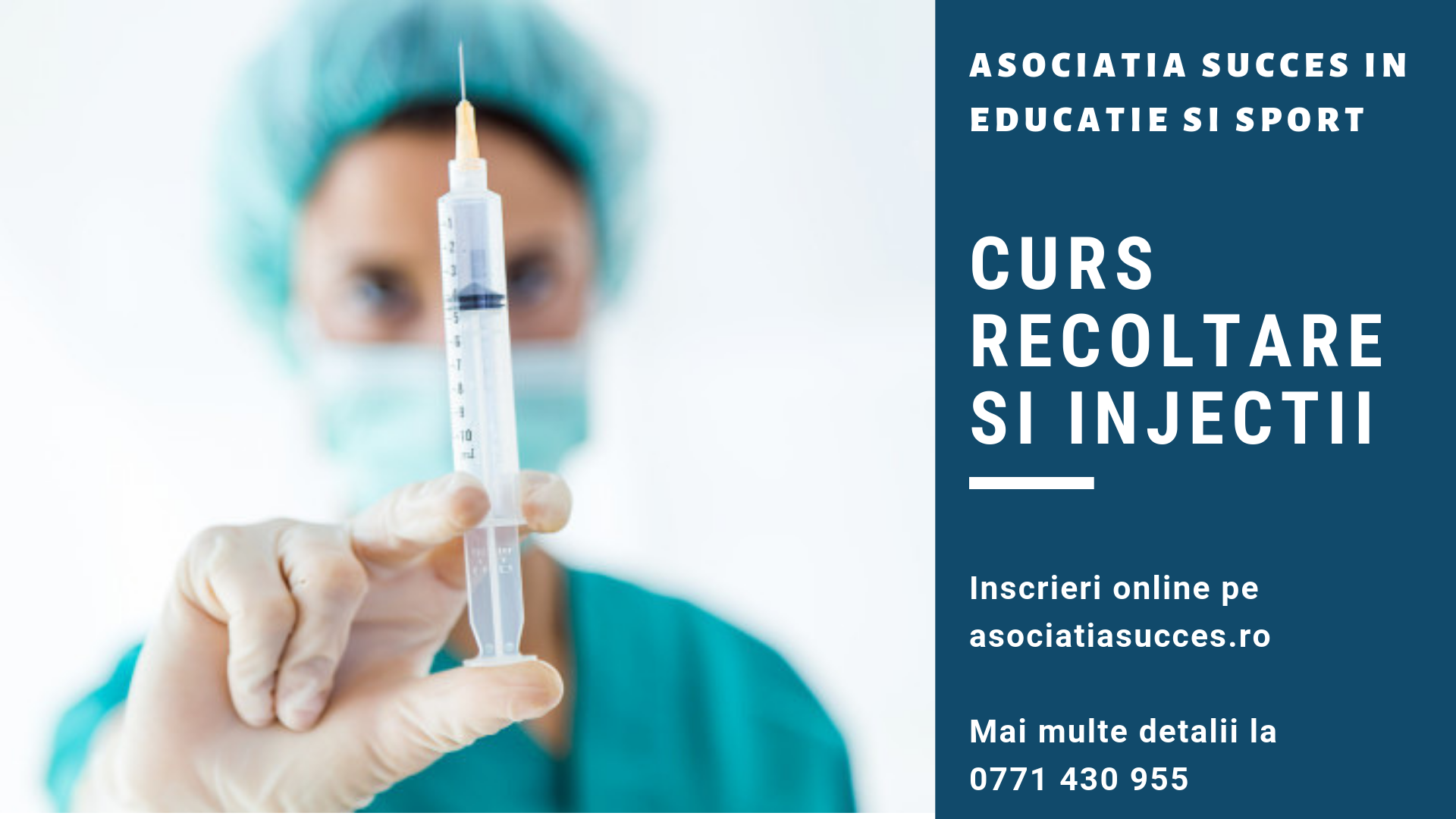 Cum să recoltezi și să faci injecții ca un profesionist? Vrei să capeți experiență în domeniul medical?