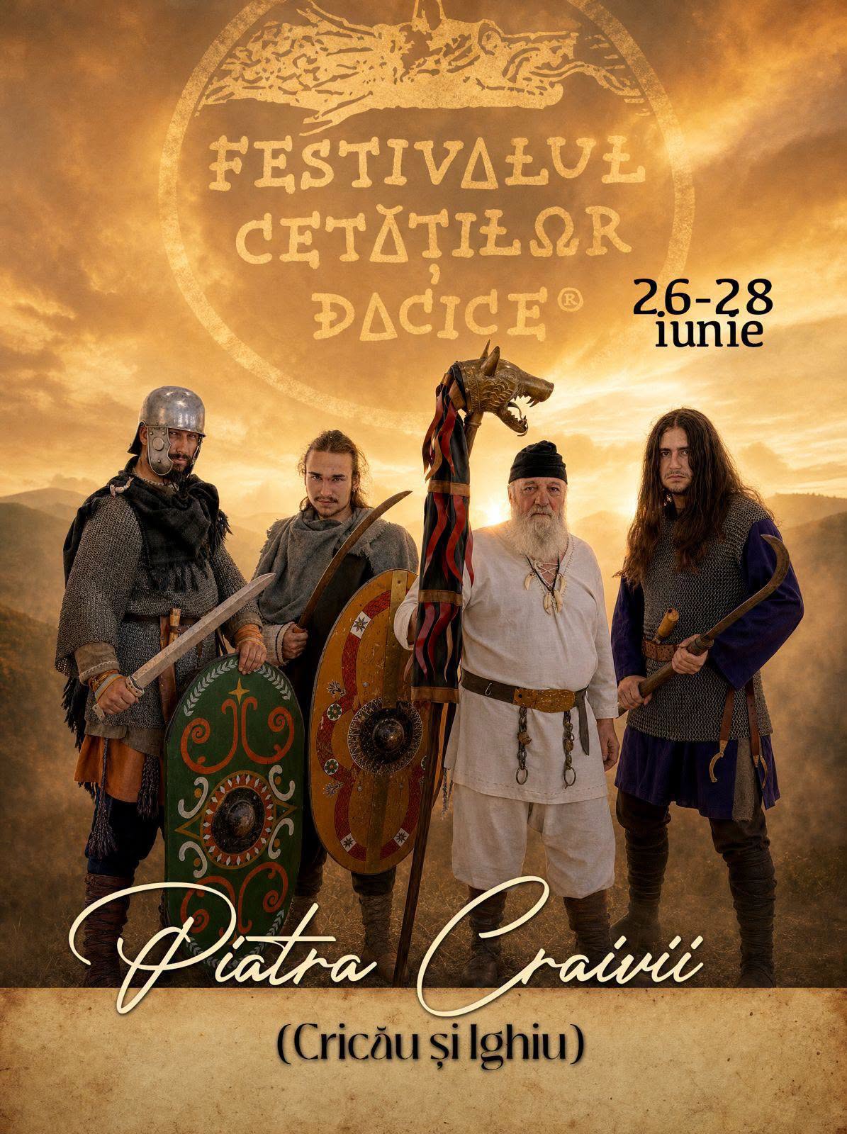 Festivalul Cetăților Dacice începe la Piatra Craivii din Alba